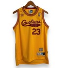 Lebron James Cleveland Cavaliers Retro Adidas Hardwood Classics Jersey Kids Sz L