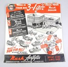 Rare Vintage 1953 Nash Dealership Punch-out Cardstock Models Car Toy Playset