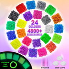 5100 Rubber Band Refill Kit  24 Colors Rubber Band Bracelet Making Kit For Kids 