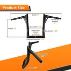 14  Rise Sharp Ape Hanger Bar Handlebar For Kawasaki Vaquero Vn 1700 2011-2025