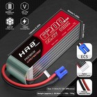 2x Hrb 22 2v 6s Lipo Battery 100c 6200mah Ec5 For Rc Helicopter Quad Car Truck