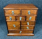 12  Chinese Huanghuali Wood Hand Carving Furniture 8 Drawer Jewelry Cabinet