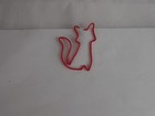 100 Count Red Fox Paper Clips  Cute Shaped Paper Clips  Desk Organization