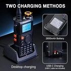 Baofeng K6 Tri-band Two Way Portable Long Range Radio Walkie Talkie Fm Full Kit