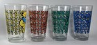 Grateful Dead Dancing Bears Pint Glasses Set Of 4 Blue Orange Green Yellow 2011