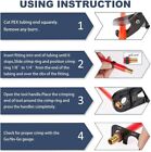 Pex Pipe Crimping Tool Combo 1 2    3 4   Copper Ring Crimper With Free Cutter