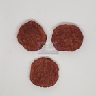 Wax Sausage Patties  Wax Fake Food  Set Of 3 Patties  Life Size