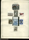 Collection  Belgium Part B Scott Album Page  1970 1989  Cat  104  Mint   Used