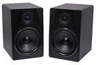 Rockville Apm8b 8  2-way 500w Active powered Usb Studio Monitor Speakers Pair