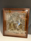 Rare Siege Of Paris 1870 French Prussian War Antique Silver Plated Framed Plaque