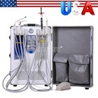 Portable Mobile Dental Delivery Unit System Suction Air Compressor  suction Unit