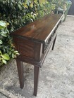 Vintage Asian Chinoiserie Style Console   Hall Table Or Credenza With Drawers
