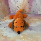 Vintage 1973 R  Dakin Drooper Puppy Dog Orange Plush Stuffed Animal Nut Shells 