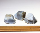 Blue Gray Agate - Rough Rocks For Tumbling - Bulk Wholesale 1lb Options