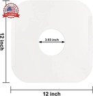 100ct 12-inch Vinyl-record Inner Sleeves - Made From Heavyweight White Kraft Pap