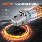7in 1400w Car Buffer Polisher Sander Waxing Detailing Paint Finishing Sponge Kit