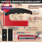 100 Lb Magnet With Handle  Powerful Magnetic Pickup Tool With Rubber Ergonomic