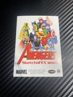 2012 Marvel Greatest Heroes Avengers Sketch Card  Thing  Matias Streb