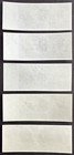 Jordan 1964 Scott  471-475 Set Of 5 Imperf Stamps Mlh Og Pope Paul Vi Meeting