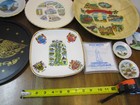 Souvenir Collectible Plates   Bowl Yellowstone  Las Vegas  Mexico Lot Of 9 Vtg