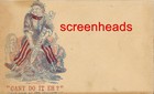 1860s Civil War Cover Envelope Cachet  cant Do It Eh   Secession Hand Colored