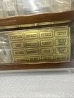 Vintage Wood Herbs Spice Wall Rack 12 Apothecary Bottle Nos