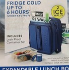 New Titan Deep Freeze Expandable Lunch Box Bonus 2 Ice Walls Leakproof Container