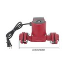 Hot Water Circulation Pump 130w 13 Gpm Pump With 1  Fnpt Flange 110v Three-speed