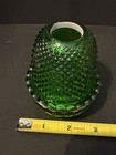 Glimmer Courting Fairy Light With Diamond Cut Look Deep Forest Green Glass