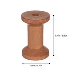 20pcs Wooden Spools For Crafts  2   Empty Thread Spools  Antique Wood Ribbon    