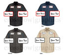 Dickies Mens Custom Script Short Sleeve Work Shirt Classic Workwear Uniform S-5x