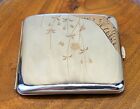 Remarkably Fine  Antique Japanese Solid  950 Silver   Mixed Metals Smokes Case