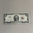 1963   2 Dollar Bill Red Seal   star Note   Banknote