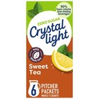 Crystal Light Drink Mix 6 Pitcher Packets Flavorful With Black Tea  1 56 Oz