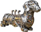 Dachshund Statue And Carved Sculpture Mechanical Punk Style Dachshund Statue    