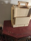 1983 World Wide Media Sewing Box Caddy Folding Storage 50 Spool Thread Organizer