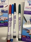 2x Two Pack Food Coloring Markers Food Cake Decorator Pens Edible Pigment Pen