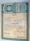 Mica Mines Ltd 1929 Stock Certificate Canada Signed To Open  sc15