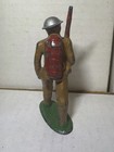 Vintage 1930s Barclay B210 Wwi Us Infantry Toy Soldier Marching   Metal