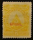 Travelstamps  Honduras Official Stamps Scott  o6 - 25 Centavos Mint Mogh