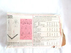 Vtg 70 s Simplicity High Waist Long Short Dress W Shawl Pattern Sz 12 Complete