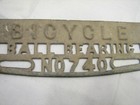 Antique Lovell Bicycle Anchor Brand Clothes Wringer Ball Bearing Sign Badge 