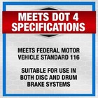 Super Tech Dot 4 Brake Fluid  12 Fl Oz