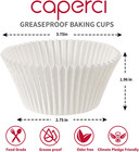 Caperci Jumbo Cupcake Liners White Muffin Baking Cups 300-count  No Smell  Food 