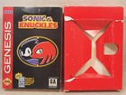 Sonic   Knuckles  sega Genesis  Authentic Cardboard Box Only