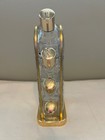 Vintage Garnier Bottle Decanter Set W  Rack 4 Empty Glass Liquor Barware France