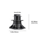Adjustable Decking Pedestal-riser Foot Bearing Support 40-140mm Pack Of 10 New