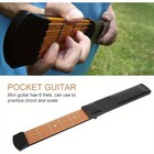 Guitar Chord Trainer   Mini 6 Fret Hand Practice Strings  Acoustic Practice Tool