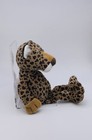 Vintage Russ Berrie Chase 12    Leopard Cheetah Plush Beanbag Stuffed Toy - Nwt