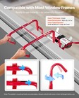 Vevor Fire Escape Ladder 2-story 13ft Retractable Emergency Safety Fire Ladder